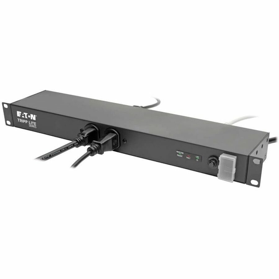 Eaton Tripp Lite Isobar IBAR12 12-Outlet Surge Protector, 3840J, 15 ft Cord, 1U Rackmount - Image 5