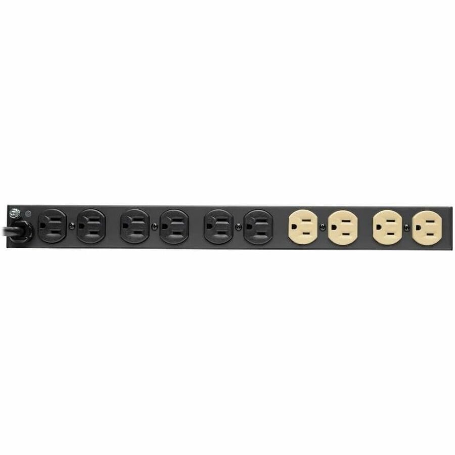 Eaton Tripp Lite Isobar IBAR12 12-Outlet Surge Protector, 3840J, 15 ft Cord, 1U Rackmount - Image 2