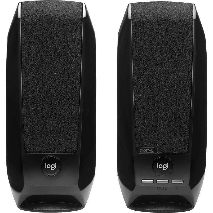 Logitech S150 Digital USB 2.0 Speaker System, 2.0 Stereo, USB-Powered, Black - Image 3