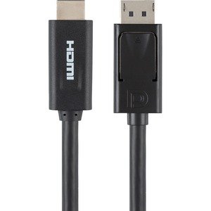 Belkin DisplayPort to HDMI Video Cable Adapter, 6 ft, Male-to-Male, Black – F2CD001B06E