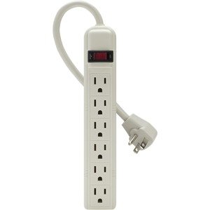 Belkin F9P60905RDP 6-Outlet Power Strip with 5ft Heavy-Duty Power Cord, On/Off Switch, 125V, 1875W