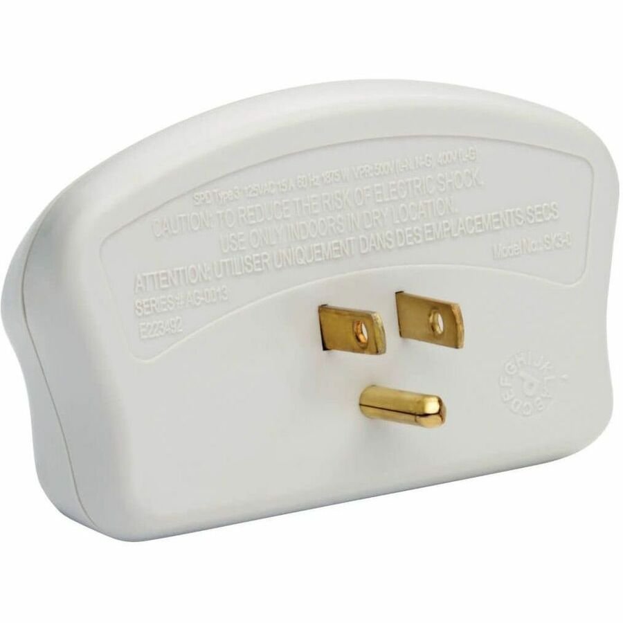 Eaton Tripp Lite SK3-0 3-Outlet Direct Plug-In Surge Protector, 660J, 120V - Image 6