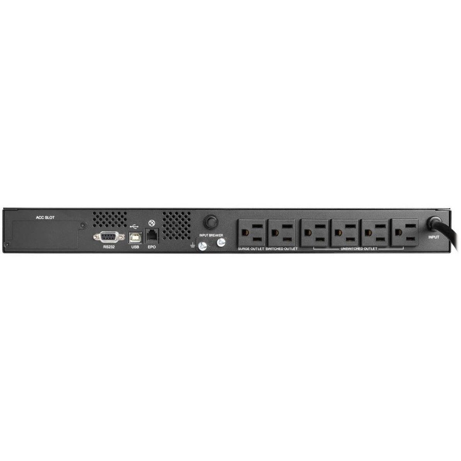 Tripp Lite by Eaton UPS 500VA 300W 120V Line-Interactive UPS 6 NEMA 5-15R Outlets USB DB9 Network Card Option 1U Rack/Tower Battery Backup - Image 3