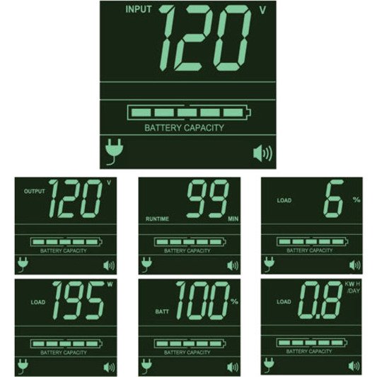Tripp Lite by Eaton UPS SmartPro 120V 1.5kVA 1.35kW Line-Interactive Sine Wave UPS 2U Rack/Tower WEBCARDLX Network Interface LCD USB 8 Outlets - Image 6