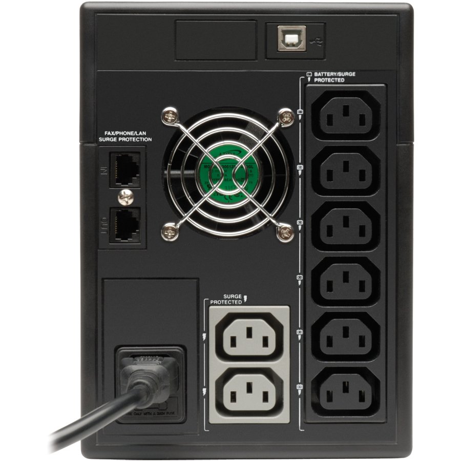 Eaton Tripp Lite Series SmartPro 230V 1.5kVA 900W Line-Interactive UPS, Tower, LCD, USB, 8 Outlets - Image 4