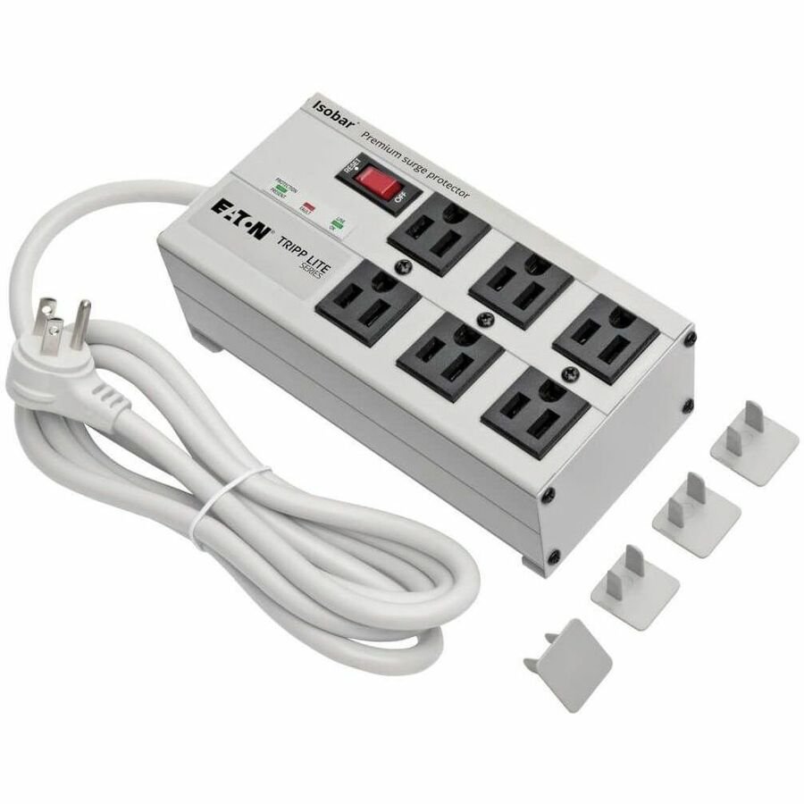 Tripp Lite by Eaton Isobar 6-Outlet Surge Protector 6 ft. Cord with Right-Angle Plug 3330 Joules - Image 6