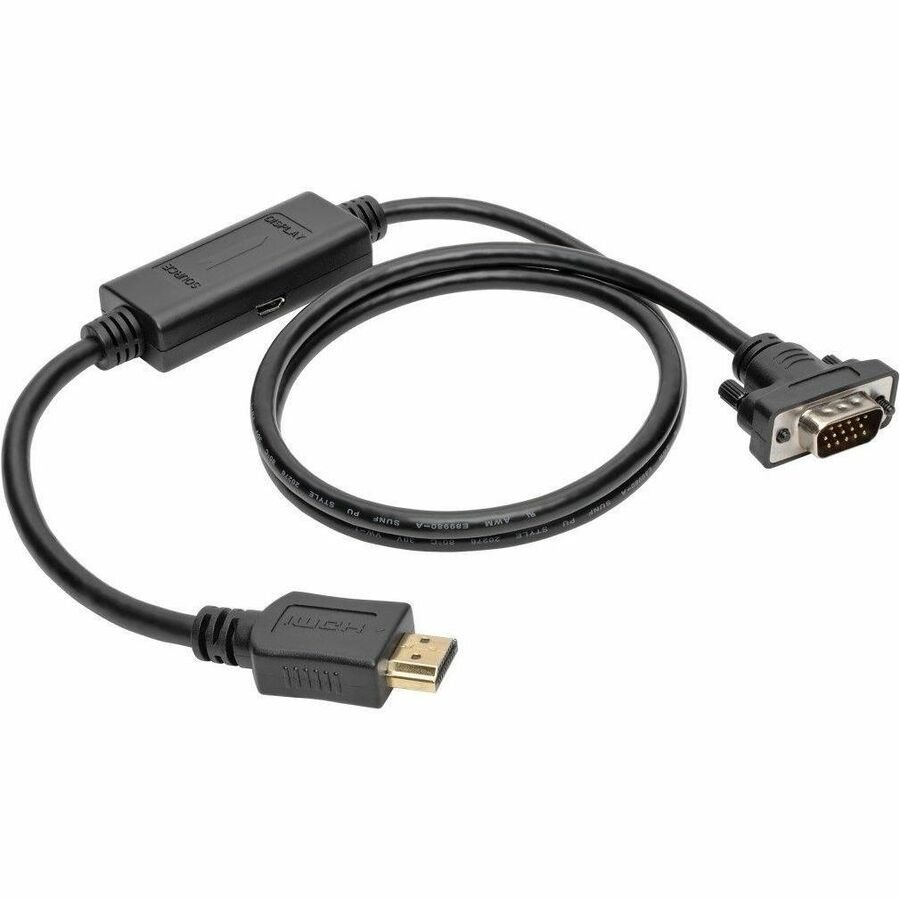 Eaton Tripp Lite P566-006-VGA 6 ft HDMI to VGA Active Converter Cable, 1920 x 1200 - Image 4