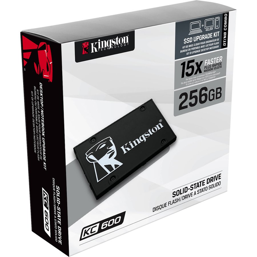 Kingston KC600 256GB 2.5-Inch SATA SSD, AES 256-Bit Hardware Encryption - Image 2