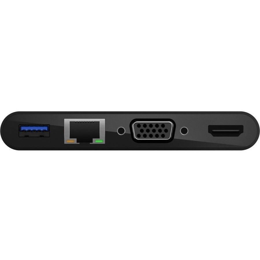 Belkin AVC005BKBL USB-C Multimedia Adapter, HDMI, VGA, USB 3.0, Gigabit Ethernet - Image 4