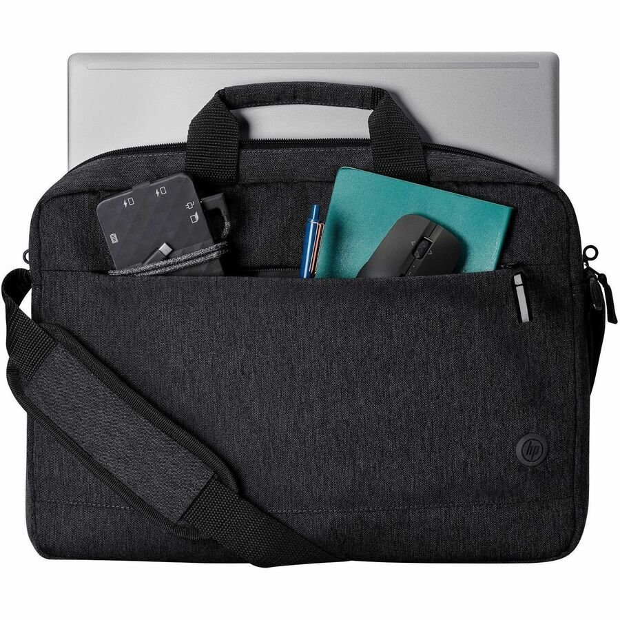 HP Prelude Pro 15.6-Inch Recycled Topload Laptop Briefcase, Black - Image 2