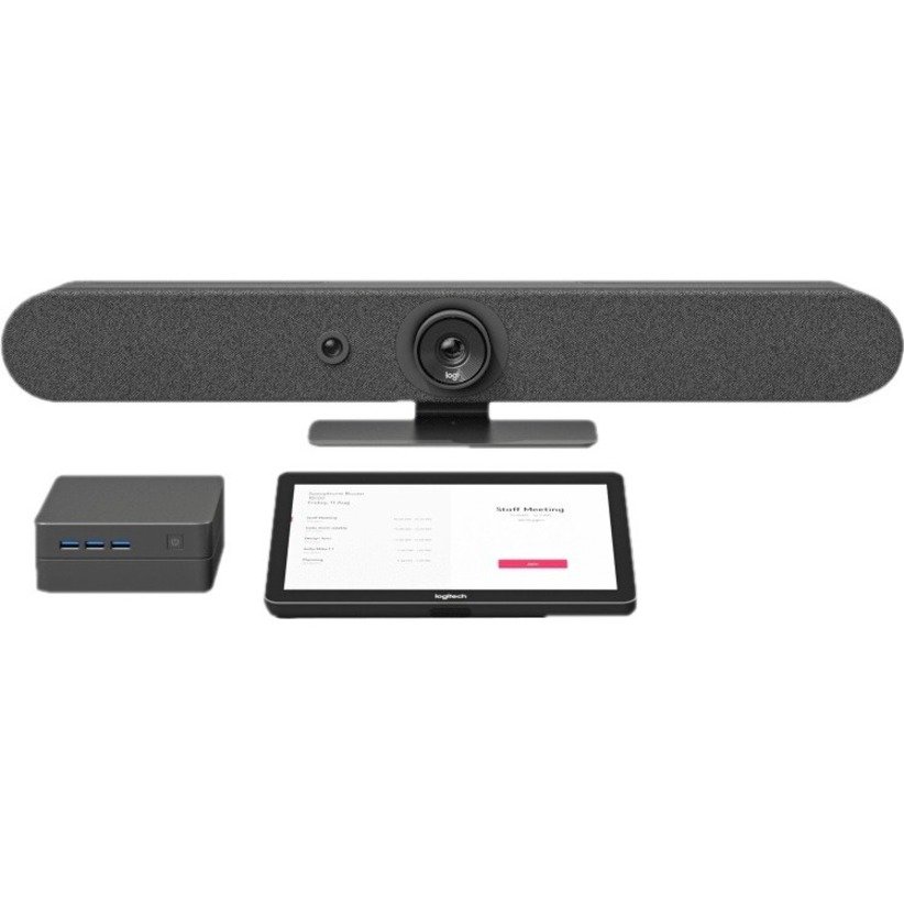 Logitech Rally Bar Mini All-in-One 4K Video Bar for Small to Medium Rooms, Graphite - Image 7