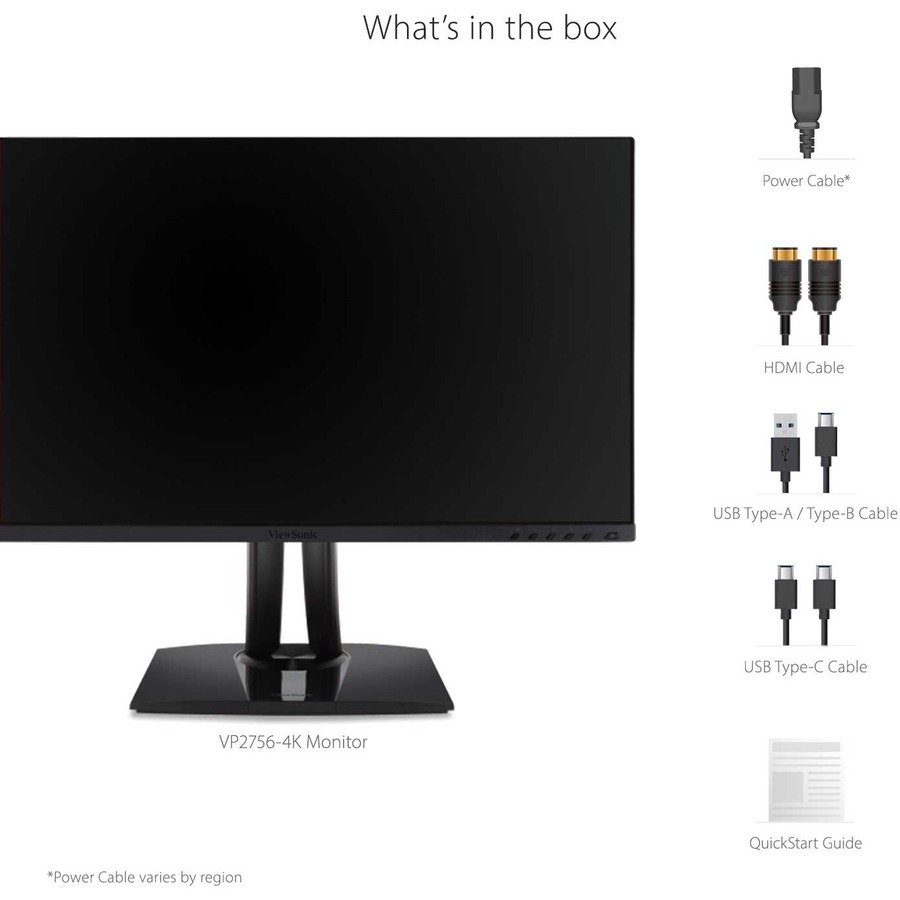 ViewSonic VP2756-4K 27 Inch 4K ColorPro Monitor, IPS Display with 100% sRGB and Pantone Validated - Image 2