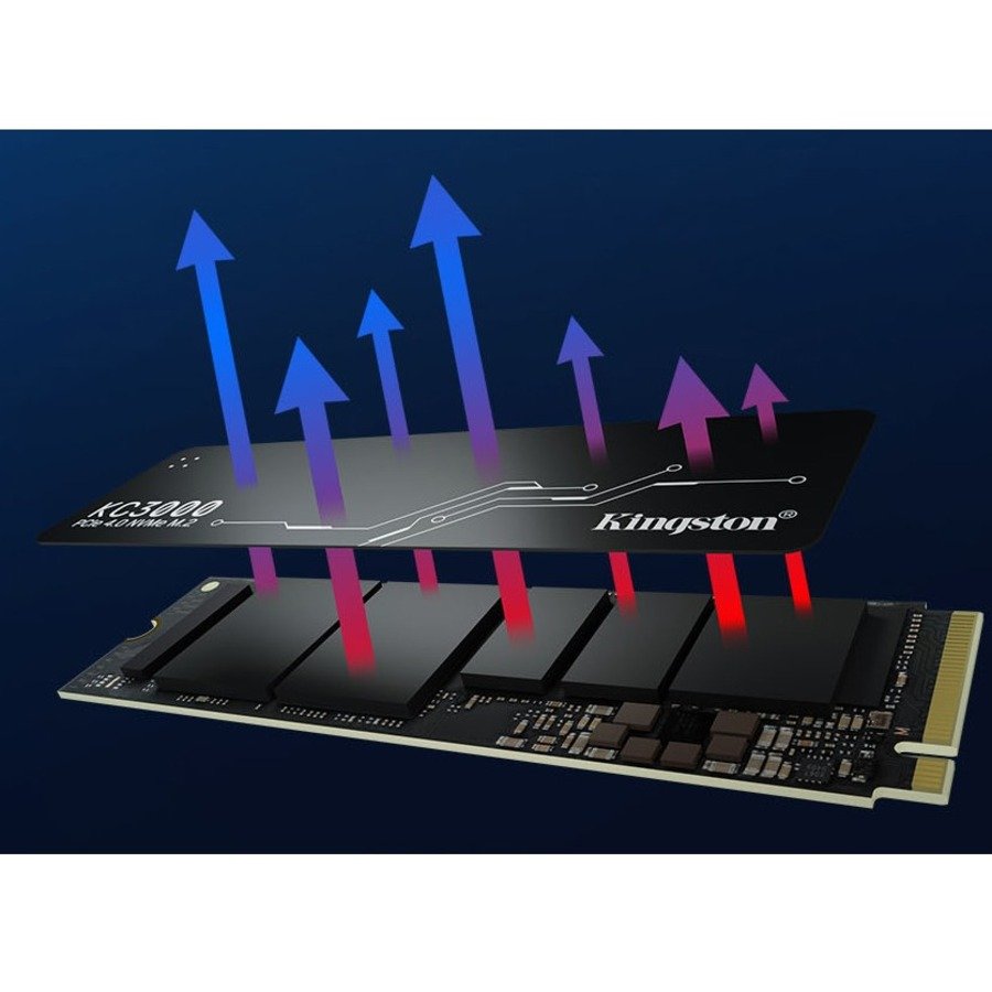 Kingston KC3000 1TB PCIe 4.0 NVMe M.2 SSD, Up to 7000 MB/s Read - Image 3