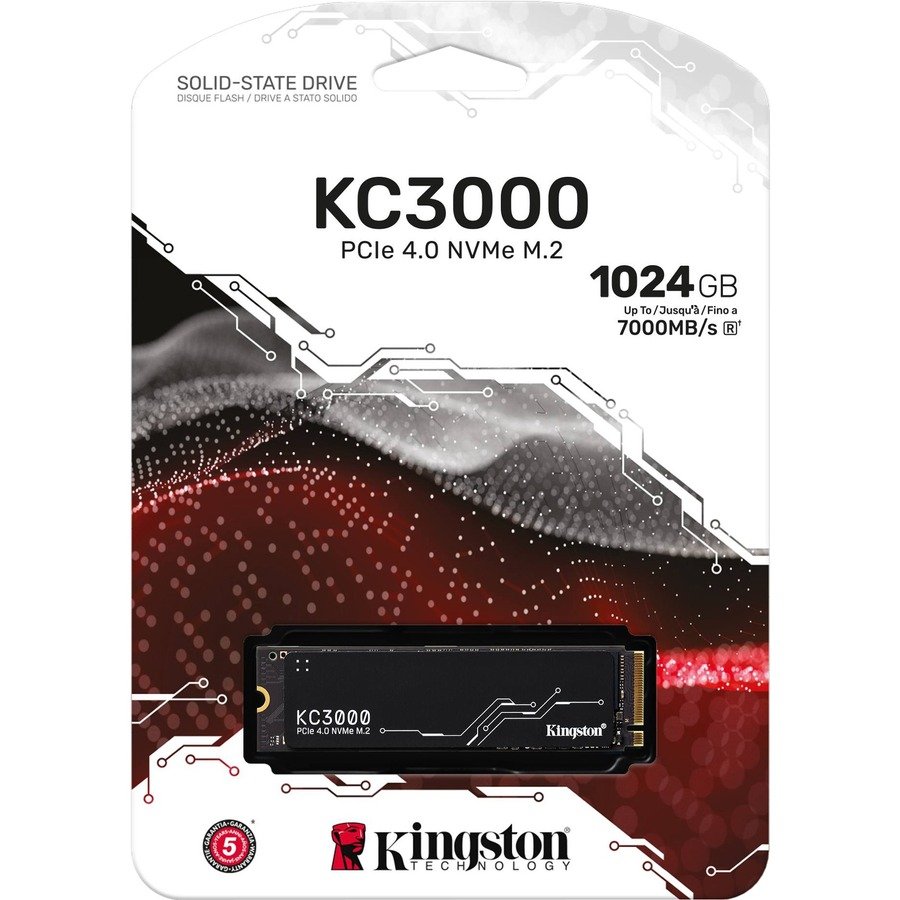 Kingston KC3000 1TB PCIe 4.0 NVMe M.2 SSD, Up to 7000 MB/s Read - Image 5