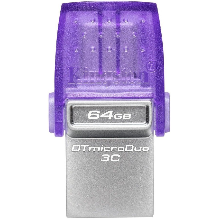 Kingston DataTraveler microDuo 3C 64GB USB-C and USB-A Flash Drive, Up to 200 MB/s - Image 3