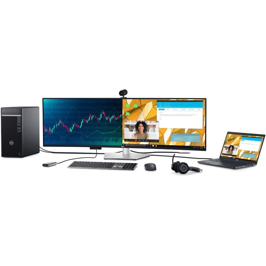 Dell UltraSharp U4924DW 49-Inch Curved Dual QHD USB-C Hub Monitor, 5120 x 1440, KVM, 2.5GbE - Image 5