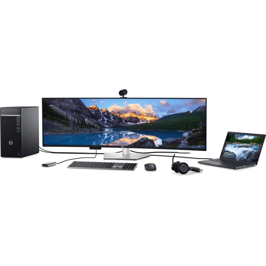 Dell UltraSharp U4924DW 49-Inch Curved Dual QHD USB-C Hub Monitor, 5120 x 1440, KVM, 2.5GbE - Image 4