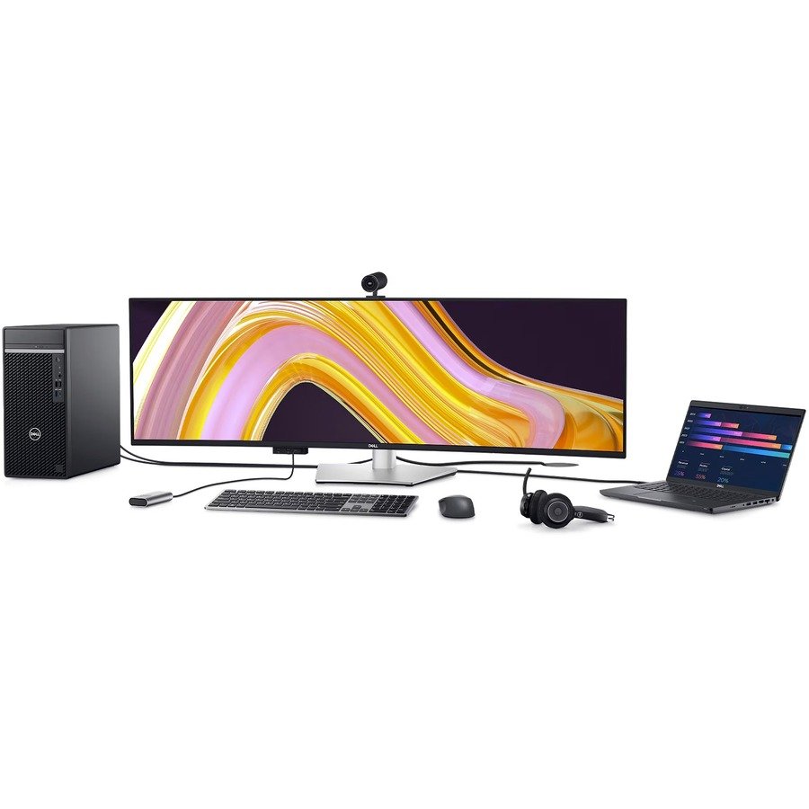 Dell UltraSharp U4924DW 49-Inch Curved Dual QHD USB-C Hub Monitor, 5120 x 1440, KVM, 2.5GbE - Image 3