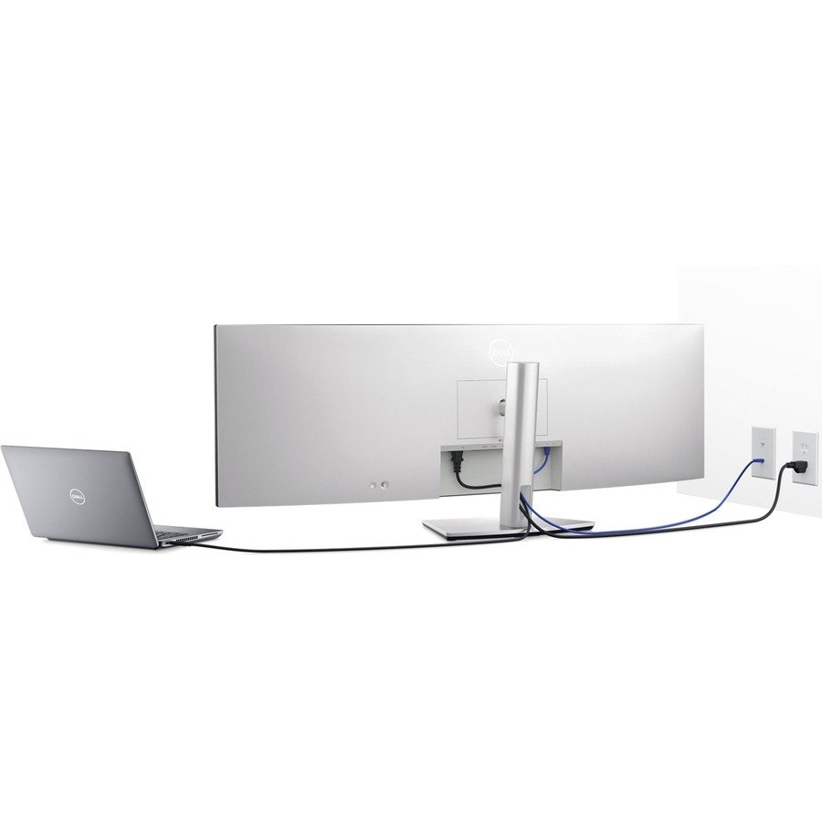 Dell UltraSharp U4924DW 49-Inch Curved Dual QHD USB-C Hub Monitor, 5120 x 1440, KVM, 2.5GbE - Image 2