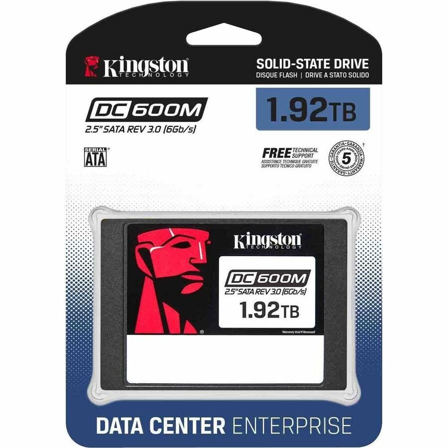 Kingston DC600M 1.92TB 2.5-Inch SATA Enterprise SSD, Mixed-Use - Image 2