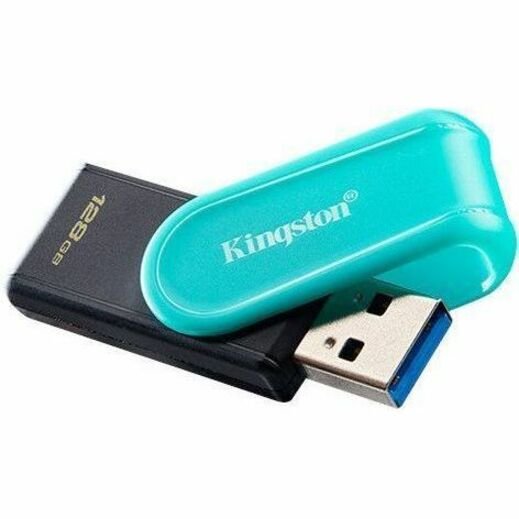 Kingston DataTraveler Exodia S 128GB USB 3.2 Gen 1 Flash Drive, Black/Turquoise - Image 4