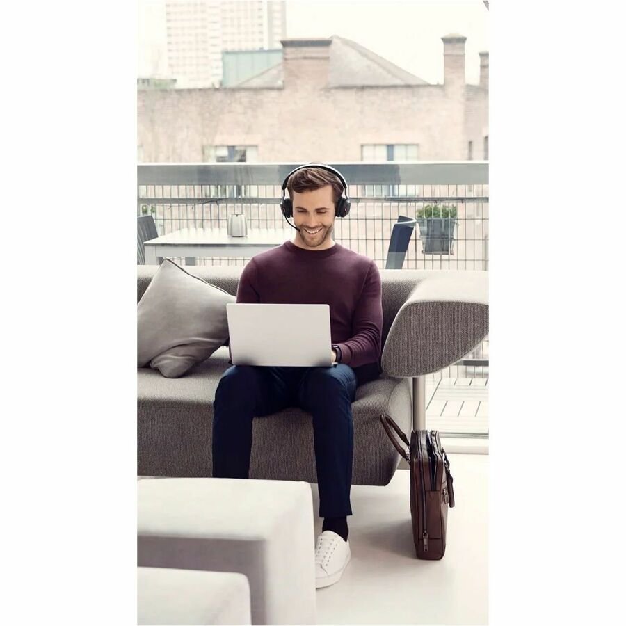 Jabra Evolve2 65 Wireless Stereo Headset, Bluetooth 5.0, Charging Stand, Microsoft Teams Certified - Image 5