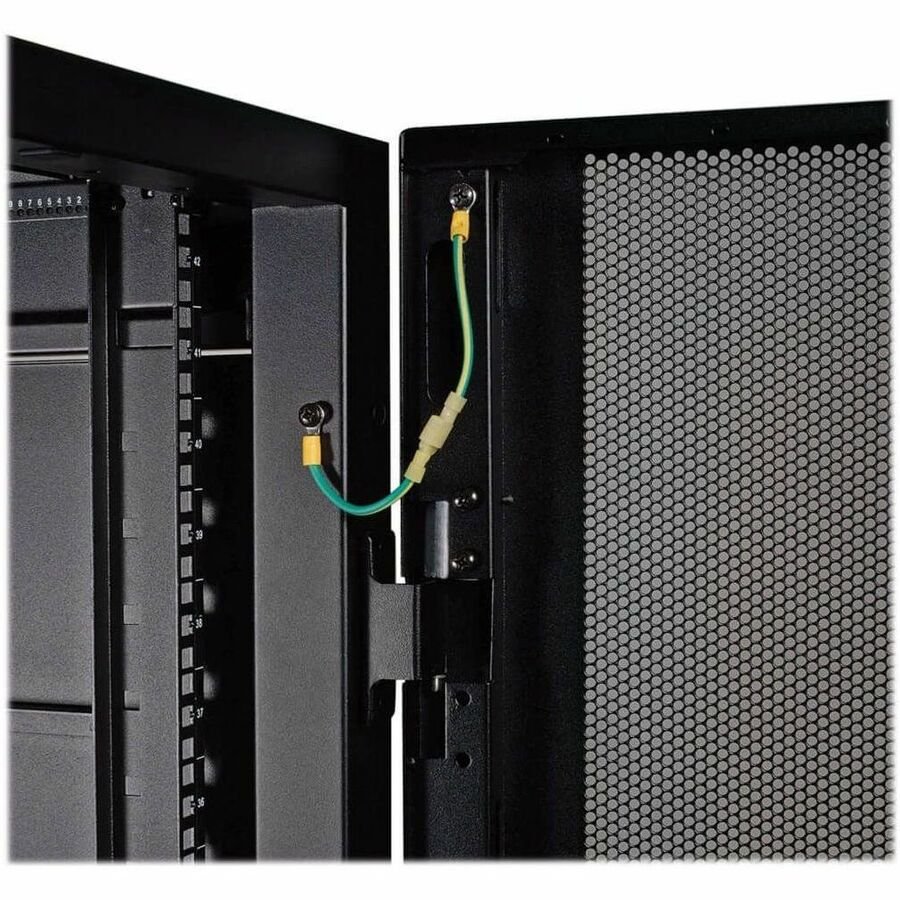 Tripp Lite by Eaton SmartRack 42U Standard-Depth Rack Enclosure Cabinet with Doors and Side Panels - Image 3