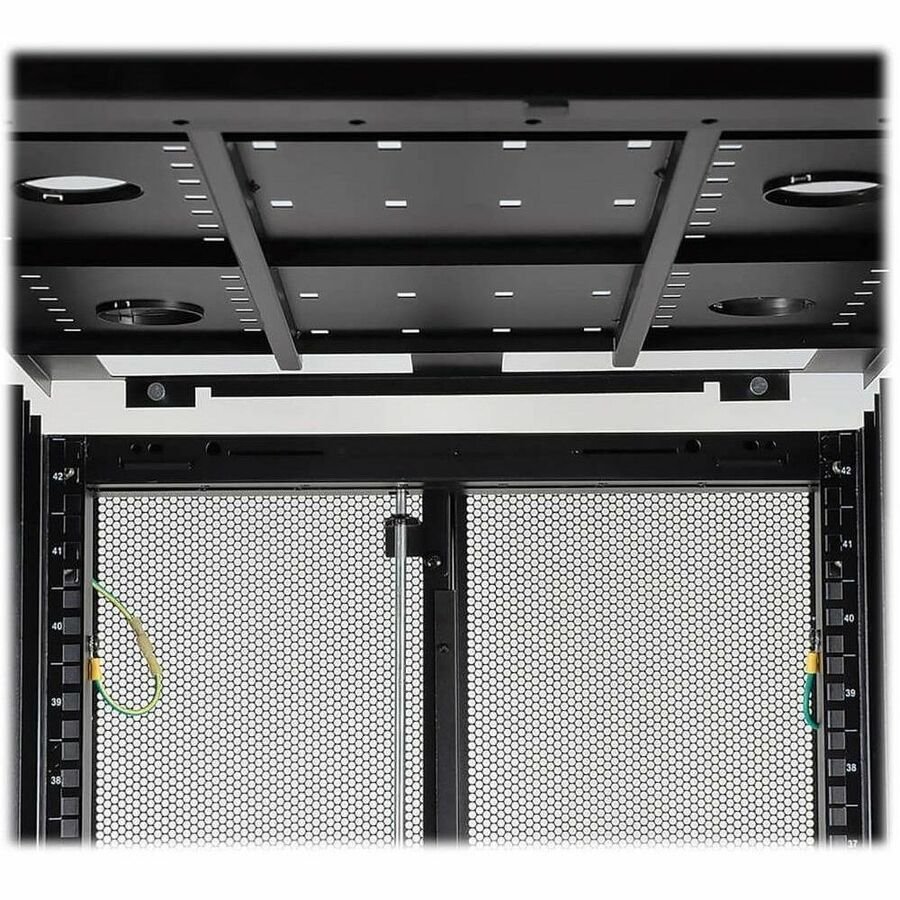 Tripp Lite by Eaton SmartRack 42U Standard-Depth Rack Enclosure Cabinet with Doors and Side Panels - Image 6