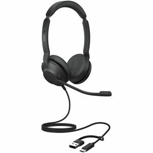 Jabra Evolve2 30 SE Wired Stereo Headset, USB-C/USB-A, Microsoft Teams Certified