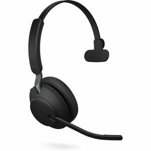 Jabra Evolve2 65 Wireless Mono Headset, Microsoft Teams Certified, Bluetooth