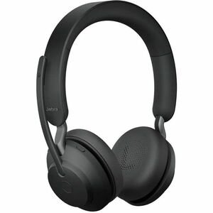 Jabra Evolve2 65 Wireless Stereo Headset, Bluetooth 5.0, Charging Stand, Microsoft Teams Certified