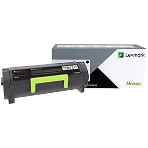 Lexmark 58D1X00 Extra High Yield Black Toner Cartridge, 35,000 Pages, Return Program