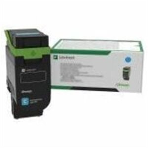 Lexmark 75M1HC0 High Yield Cyan Toner Cartridge, 8,800 Pages, Return Program