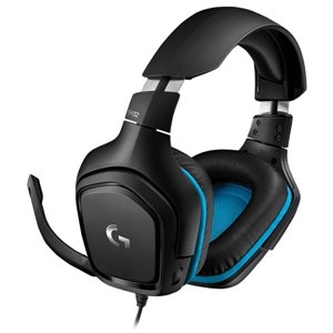 Logitech G432 Wired Gaming Headset, 7.1 Surround Sound, 50mm Drivers, USB & 3.5mm