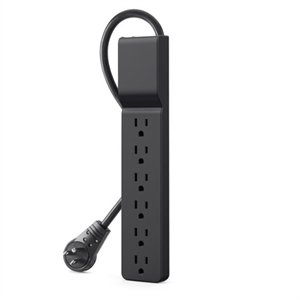 Belkin BSE600-06BLK-3P 6-Outlet 600J Surge Protector 3-Pack