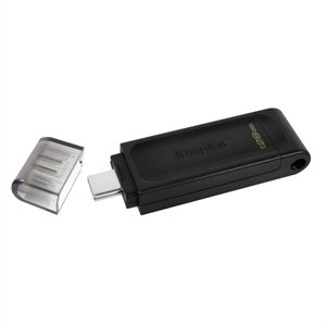 Kingston DataTraveler 70 DT70 128GB USB-C Flash Drive, USB 3.2 Gen 1