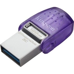 Kingston microDuo 3C 128GB USB-C and USB-A Flash Drive
