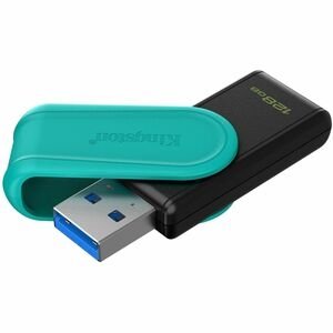 Kingston DataTraveler Exodia S 128GB USB 3.2 Gen 1 Flash Drive, Black/Turquoise