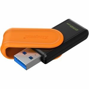 Kingston DataTraveler Exodia S 256GB USB 3.2 Gen 1 Flash Drive, Black/Orange