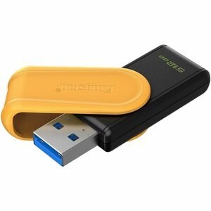 Kingston DataTraveler Exodia S 512GB USB 3.2 Gen 1 Flash Drive, Black/Yellow