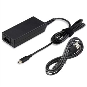 Acer APS024 65W USB-C AC Adapter with US Power Cord