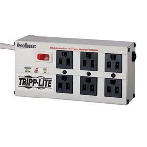 Tripp Lite by Eaton Isobar 6-Outlet Surge Protector 6 ft. Cord with Right-Angle Plug 3330 Joules