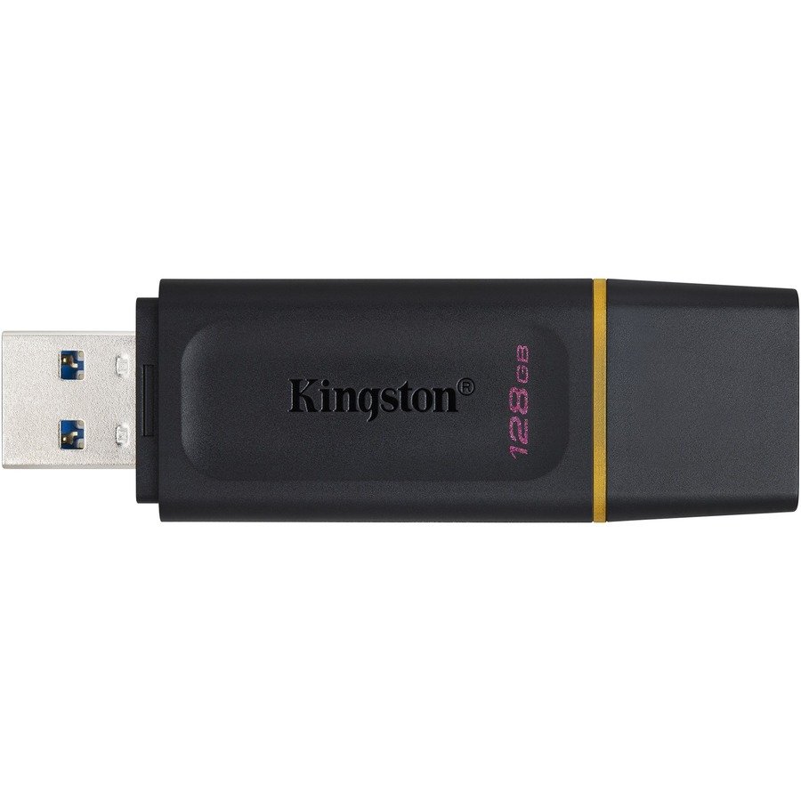 Kingston DataTraveler Exodia 128GB USB 3.2 Gen 1 Flash Drive, Protective Cap, Key Ring Loop