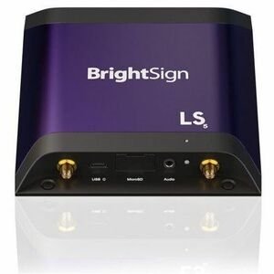 BrightSign LS445 4K Digital Signage Media Player, H.265 and H.264, HDMI 2.0a, HTML5, USB Type C, Ethernet, BrightSign OS