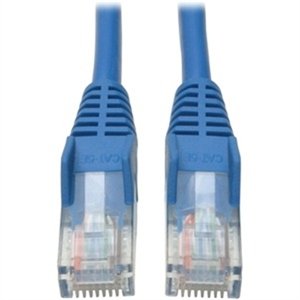 Eaton Tripp Lite N001-015-BL 15 ft Cat5e UTP Ethernet Patch Cable, Blue, 1 Gbps