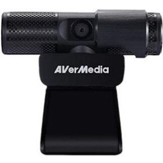 AVerMedia PW313 Live Streamer CAM 313 Webcam, 1080p 30fps, Dual Built In Microphones, Privacy Shutter, USB Plug and Play