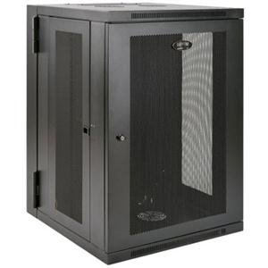 Tripp Lite by Eaton SmartRack 18U UPS-Depth Wall-Mount Half-Height Rack Enclosure Hinged Back