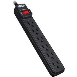 Eaton Tripp Lite Protect It! TLP6B 6-Outlet Surge Protector, 6 ft Cord, 360J