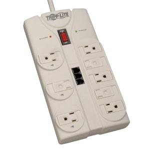 Eaton Tripp Lite Protect It! TLP808TEL 8-Outlet Surge Protector, 2160J, 8 ft Cord