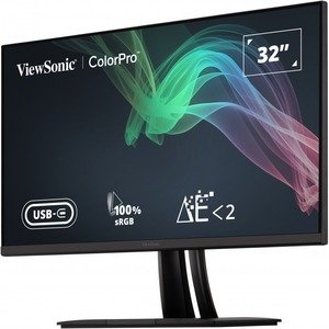 ViewSonic VP3256-4K 32 Inch 4K ColorPro Monitor, IPS Display with 100% sRGB and Pantone Validated for Professional Content Creation